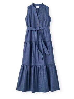 Cartolina Dara Denim Maxi Dress size XS. NWT!!